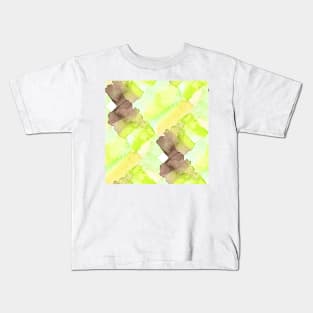 Watercolor chaotic shapes Kids T-Shirt